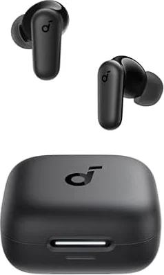 Soundcore di Anker P30i, Cuffie Bluetooth In Ear con Cancellazione Rumore | Cancellazione Rumore Forte e Intelligente, Bassi Potenti, 45 ore, Custodia e Supporto 2 in 1, IP54, Bluetooth 5.4, Nero