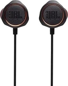 JBL Quantum 50 Auricolari Gaming In-Ear con Cavo, Nero | Headset Cuffie da Gioco con Microfono su Cavo, Compatibilità Multipiattaforma PC e Console