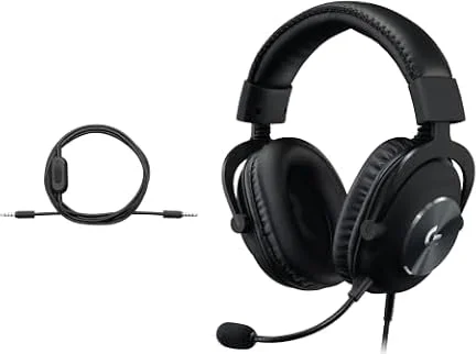 Logitech G Pro X SE con microfono Cuffie da gioco cablate | Mic staccabile, DTS Headphone:X 7.1, PC, Xbox One, Xbox Series X|S, PS5, PS4, include DAC USB - Nero