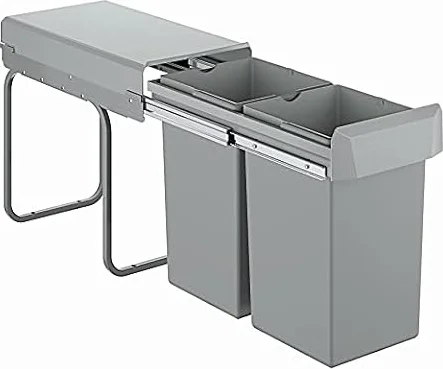 GROHE Bidone Spazzatura, raccolta differenziata, per basi sottolavello dotate di sistemi ad anta battente, larghezza mobile minima 30 cm, 40855000