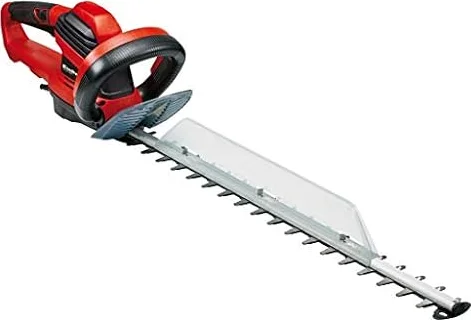 Einhell Tagliasiepi elettrico GE-EH 7067 | 700 W | lame in acciaio tagliate al laser e affilate al diamante | ingranaggi metal. | protezione antiurto | con custodia