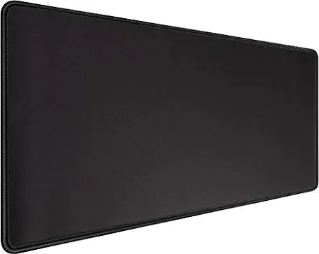 HIHUHEN Tappetino per mouse da gaming da scrivania per ufficio e ufficio, misura grande, 800 x 300 x 3 mm (80x30 Black)