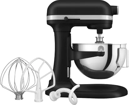 KitchenAid HEAVY DUTY - 5,2 L ROBOT med lyftskål - svart smal 5KSM55SXXEBM