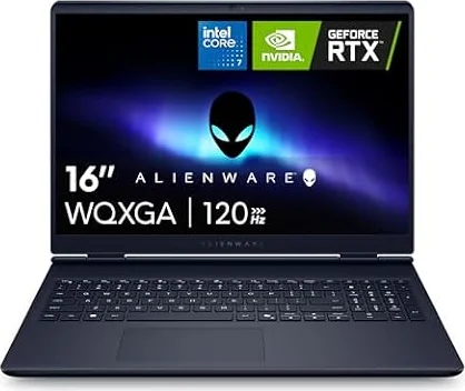 Alienware 16 Aurora Gaming Laptop AC16250 - Display WQXGA 120Hz da 16 pollici, Processore Intel Core i7-240H, 16GB DDR5 RAM, SSD 1TB, Scheda Grafica NVIDIA GeForce RTX 5050 8GB, Windows 11 Home