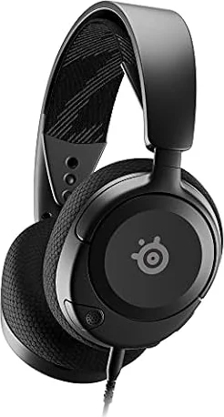 SteelSeries Arctis Nova 1 - Cuffie da gaming multisistema - Driver Hi-Fi - Audio spaziale a 360° - Cuscinetti auricolari in memory foam - Ultra leggere - PC, PS5, PS4, Switch, Xbox - Nero