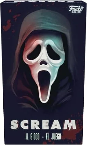 FUNKO GAMES Scream the Game Versione Italiana - Un Cooperativo dai 13 Anni | Collaborate tutti insieme contro Ghost Face con app dedicata - per 3 a 8 giocatori - partite di circa 20 minuti