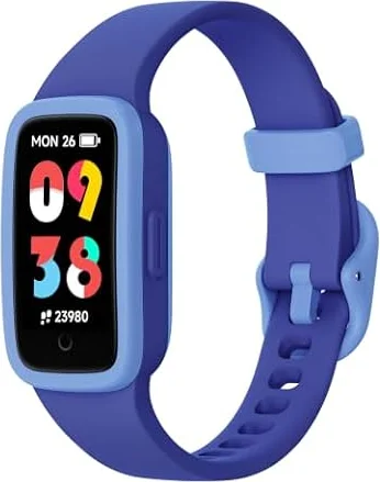 Vigor 3 Smartwatch Bambini, Orologio Fitness AMOLED per Bambini 4-12 Anni | Impermeabile 3ATM, Funziona Senza App o Telefono, Podometro, Allarme vibrante, Monitoraggio Battito Cardiaco e Sonno