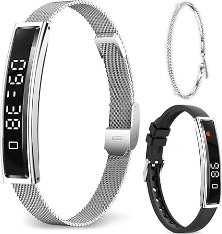 Fitoncloud Smartband Fitness Tracker, 16.5g Ultraleggero Smartwatch Donna Uomo con Frequenza Cardiaca SpO2 Sonno, 12 Modalità Sportive, Non Abbonamento Richiesto, Orologio Impermeabile per Android iOS