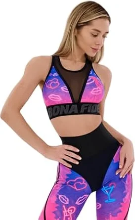 Bona Fide Reggiseni Sportivi da Donna ad Alto Impatto, Imbottiti | Imbottiture rimovibili, forte sostegno, schiena incrociata, traspiranti per palestra e corsa