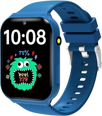 1.83" Smartwatch Bambini Fitness Tracker 18 Giochi Fotocamera Contapassi | Orologio Smartwatch Bambini con Sveglia Monitor del Sonno Impermeabile Regali di Natale e Compleanno per Ragazza Ragazzo