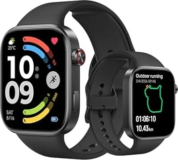 XIAOMI Redmi Watch 6, Smartwatch Uomo Donna, Batteria 24 Giorno, Nero | Schermo 2,07'', Monitor Cardiaco/Sonno/Stress, 150+ modalità Sport, Tracker GPS, 5ATM, Compatibile Android e iOS