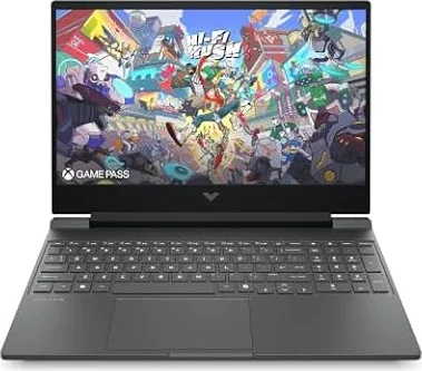 HP Victus 15-fa2001slx, Notebook, Intel Core i5-13450HX, 16 GB RAM, 512 GB SSD, NVIDIA RTX 3050 6GB, 15,6" FHD IPS 144Hz, Laptop, 720p TNR Cam, FreeDOS 3.0, Portatile, Grigio