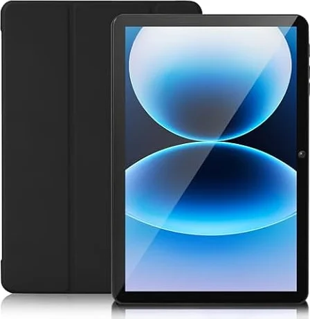 SANNUO Tablet, 10 Pollici Android 15 Tablet, Processeur Octa-Core Ultra, 30GB RAM 128GB ROM (2TB Espandibili), Schermo HD IPS, Wi-Fi 5G Rapide, Widevine L1, 6000mAh, 13MP+5MP, Custodia inclusa-Nero