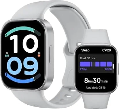 Xiaomi Redmi Watch 6 Active, Fitness Tracker, Batteria 18 Giorno, Argento | Smartwatch Uomo Donna, Schermo 1,85" AMOLED, 9,9 mm, Chiamate Bluetooth, Monitoraggio Salute 24h, 140+ Sports, IP68