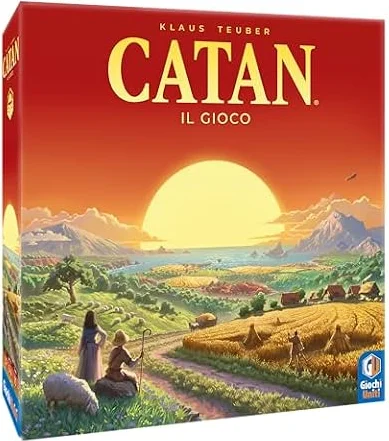 Giochi Uniti - CATAN Relaunch: Gioco Base – Gioco da tavolo, 3-4 Giocatori, 10+ Anni, GU818, Edizione italiana [versione attuale]