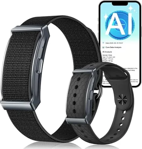 Moikmlih Orologio Fitness con 127 modalità sportive, 45-60 giorni di standby, Analisi Intelligente della Salute, Monitoraggio Del Sonno Della Frequenza Cardiaca, Fitness Tracker senza Schermo GPS