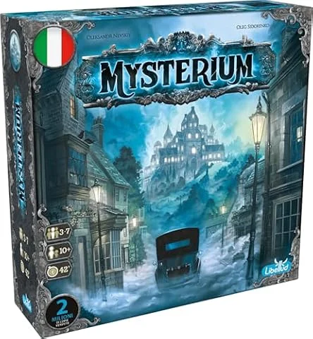 Asmodee – MYSTERIUM – Gioco da Tavolo Collaborativo di Misteri | Gioco da Tavola Investigativo di Fantasmi dai Creatori di Dixit – 3-7 Giocatori – 10+ Anni – 42 Minuti – Edizione Italiana